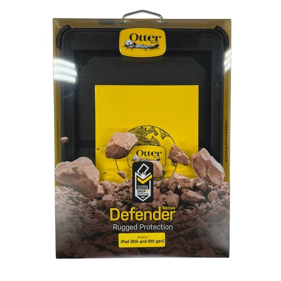 NEW Otterbox Defender Series Case & Screen Protector Apple iPad 5th & 6th gen